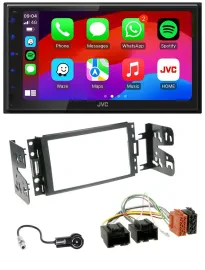 JVC Bluetooth USB MP3 2DIN DAB Autoradio für Chevrolet Corvette Uplander 05-13