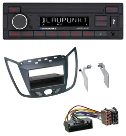 Автомагнитола для Ford C-Max/Kuga Blaupunkt USB, AUX, Bluetooth, MP3 тёмно-серая