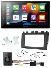 Pioneer DAB Bluetooth 2DIN USB Lenkrad Autoradio für VW Polo ab 2018 MIB II Info