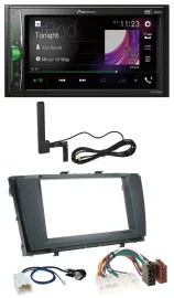 Pioneer MP3 DAB AUX 2DIN Bluetooth Autoradio für Toyota Avensis 2009-2015