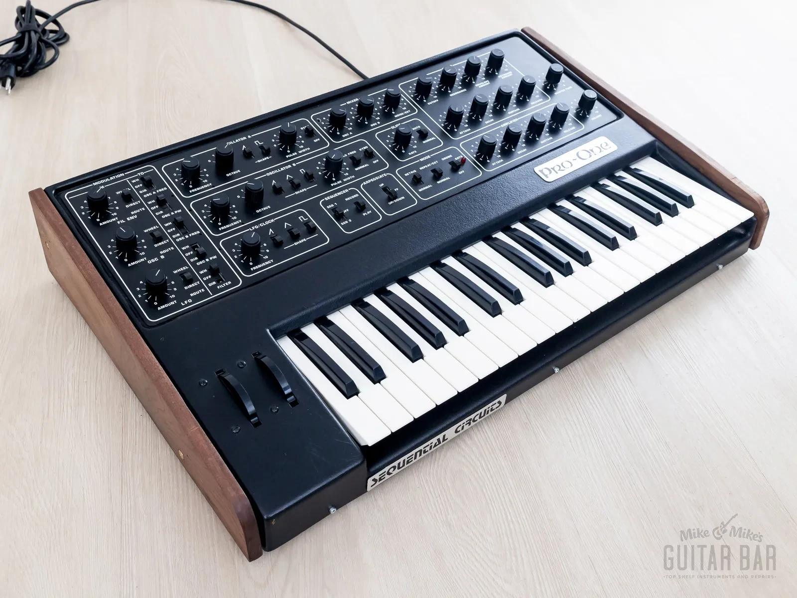 1982 Sequential Circuits Pro-One Model 100 Vintage Monophonic Analog Synthesizer