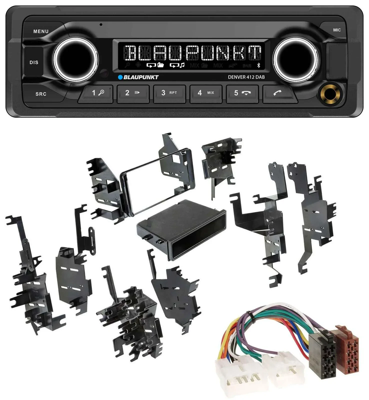 Blaupunkt Bluetooth DAB MP3 USB Autoradio für Toyota RAV-4 Celica MR2 Spyder bis