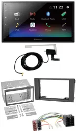 Автомагнитола для Iveco Daily (2006–2014) Pioneer DAB, MP3, Bluetooth, 2DIN, USB, черная