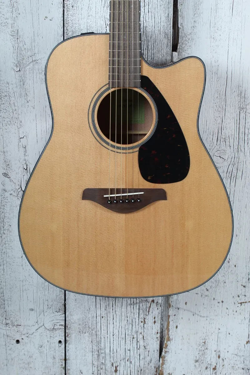Yamaha FGX800C Dreadnought Cutaway Acoustic Electric Guitar Solid Spruce Top