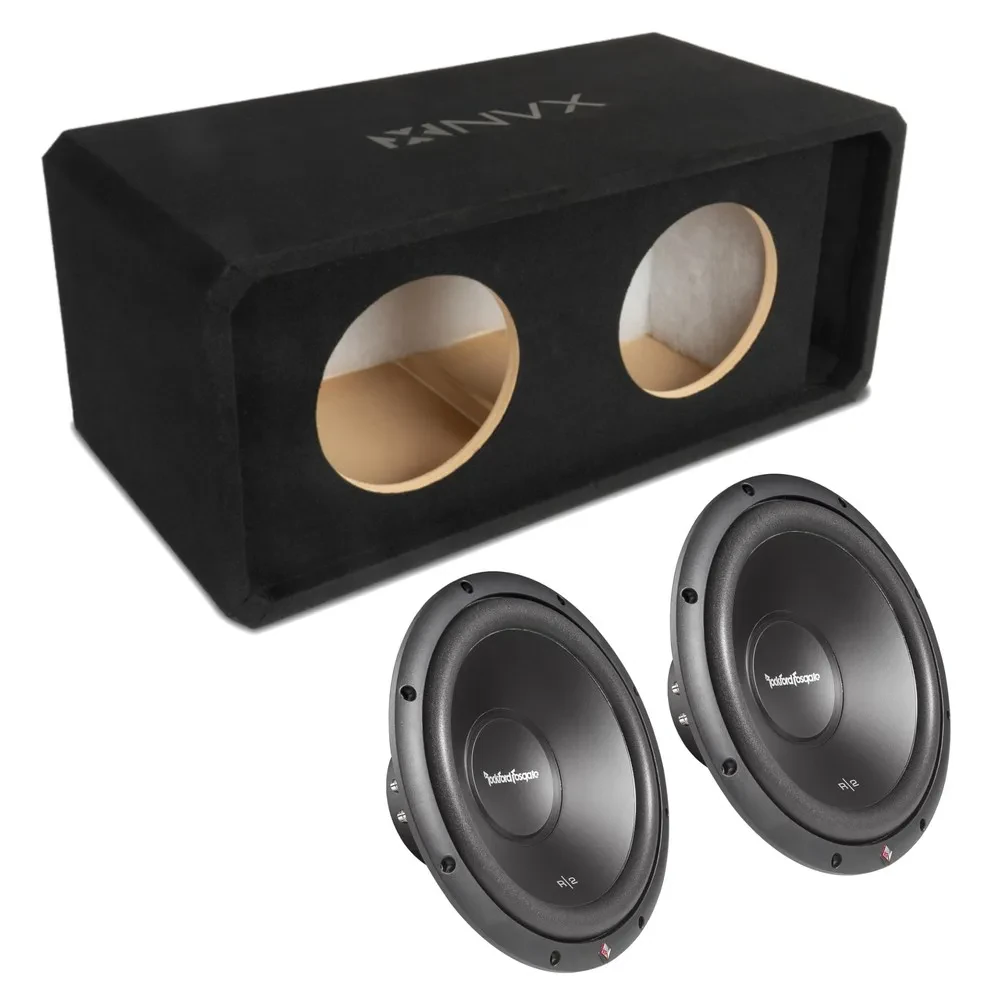 Сабвуфер пассивный для авто NVX NE102P_R2SD210 10" фазоинверторный слот-порт 3/4" MDF низкопрофильный