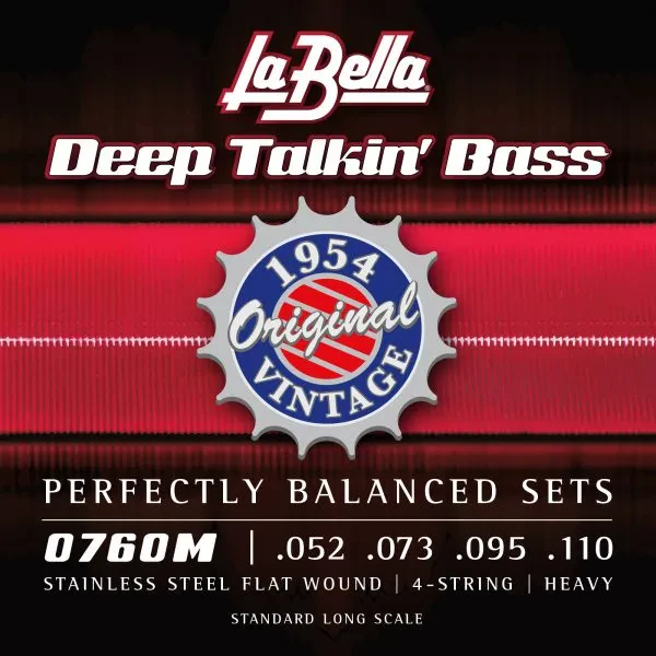 Струны для бас-гитары La Bella Deep Talkin' Bass 0760M 52-110