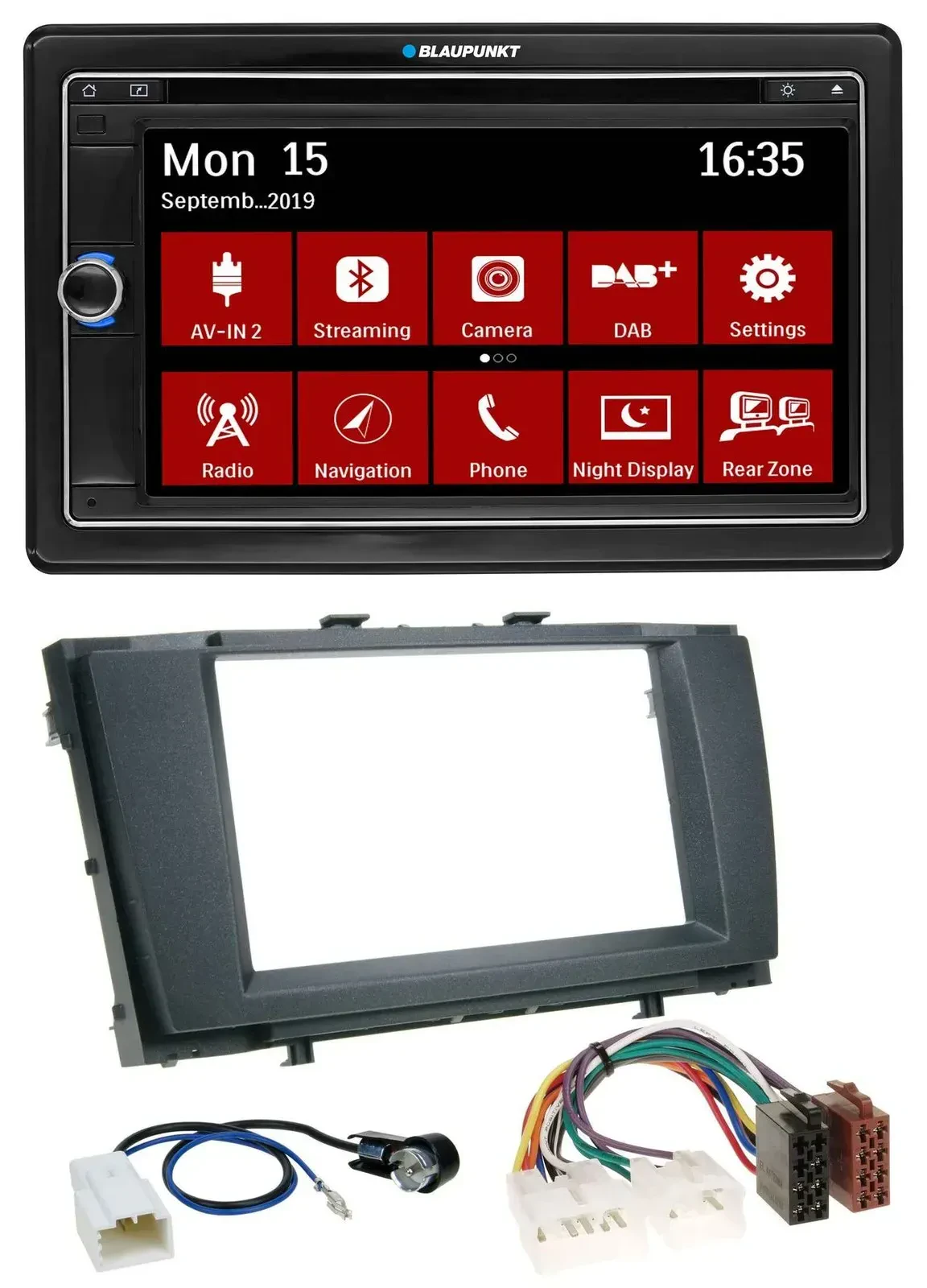 Blaupunkt Bluetooth DAB 2DIN USB DVD MP3 Autoradio für Toyota Avensis 2009-2015