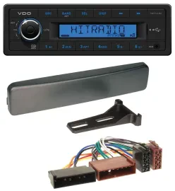VDO AUX 1DIN MP3 USB Autoradio für Ford Cougar Fiesta Mondeo Focus Puma anthrazi