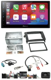 Автомагнитола Pioneer 2 DIN, DAB, Bluetooth, USB для Mercedes Vito/Viano (W639)