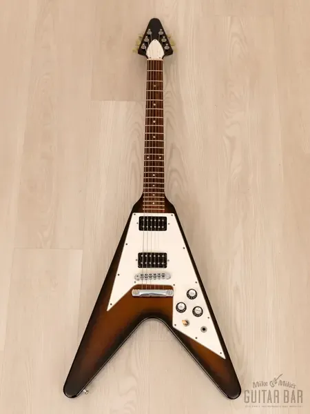 Электрогитара Gibson Flying V '67 Vintage Reissue Sunburst USA 1992 w/Case