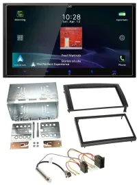 JVC USB Bluetooth 2DIN DAB MP3 Autoradio für Skoda Fabia 2004-2007 6Y Facelift I