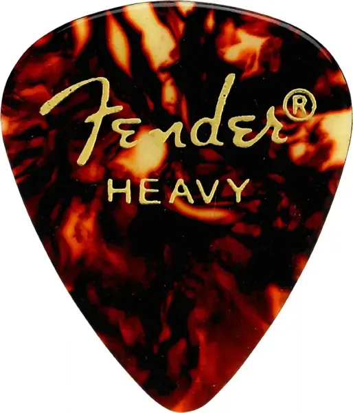 Fender 351 Classic Celluloid Guitar Picks - SHELL - HEAVY - 144-Pack (1 Gross)