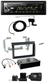 Pioneer Bluetooth DAB USB Lenkrad Autoradio für Fiat Ducato 06-08 schwarz