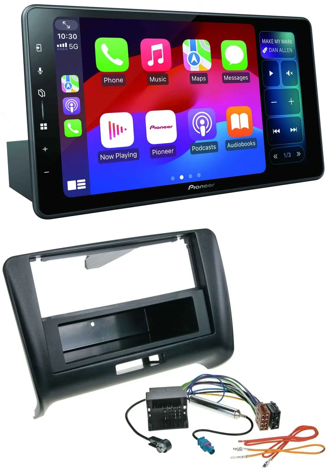 Pioneer Bluetooth DAB MP3 USB Autoradio für Audi TT (2006-2014) - Quadlock