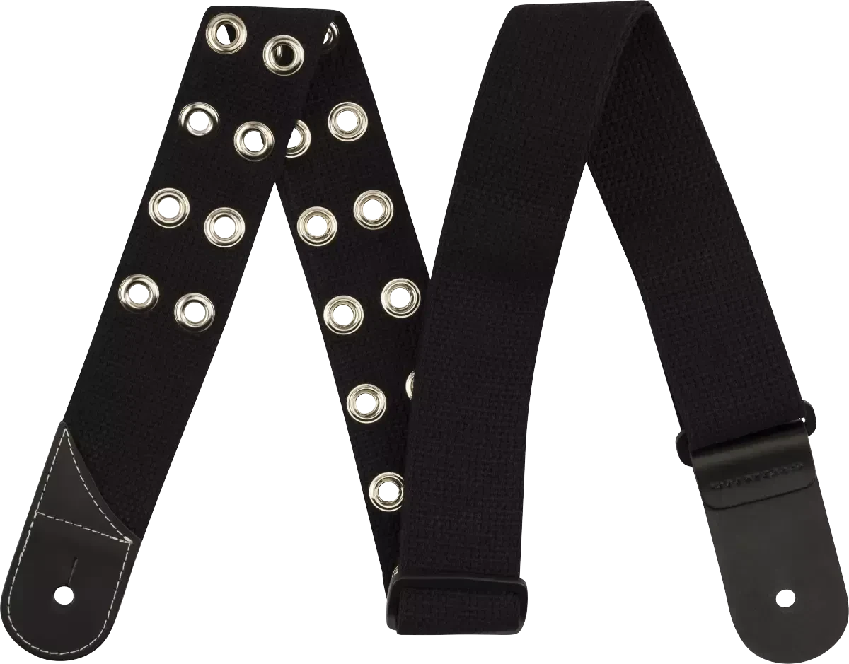 Ремень для гитары Jackson 299-7474-001 Cotton Grommet Black