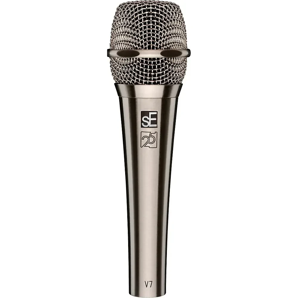 Микрофон для вокала sE Electronics V7 динамический, суперкардиоидный, никель, 25th Anniversary (лимитированная серия)