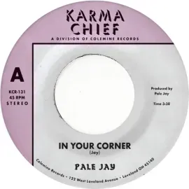 Виниловая пластинка Pale Jay – In Your Corner b/w Bewilderment 7" (Релиз 2024)