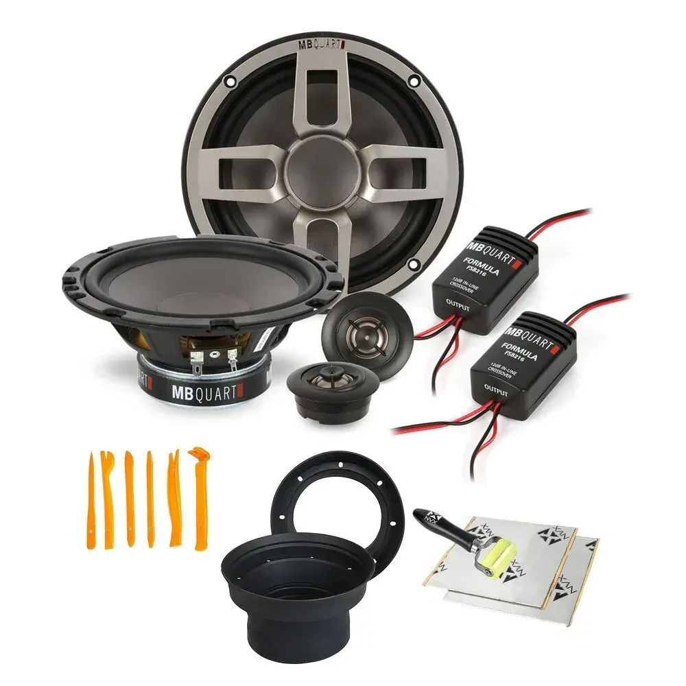 Динамик для автомобиля MB Quart FSB 216 6.5" 80W (набор) с NVX Complete Speaker Install Kit