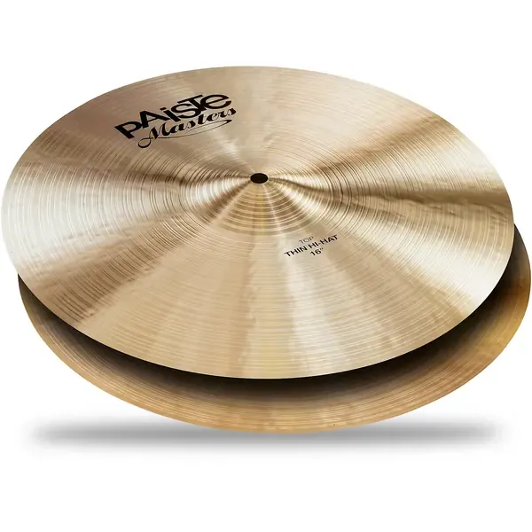 Тарелка барабанная Paiste 16" Masters Thin Hi-Hat (пара)