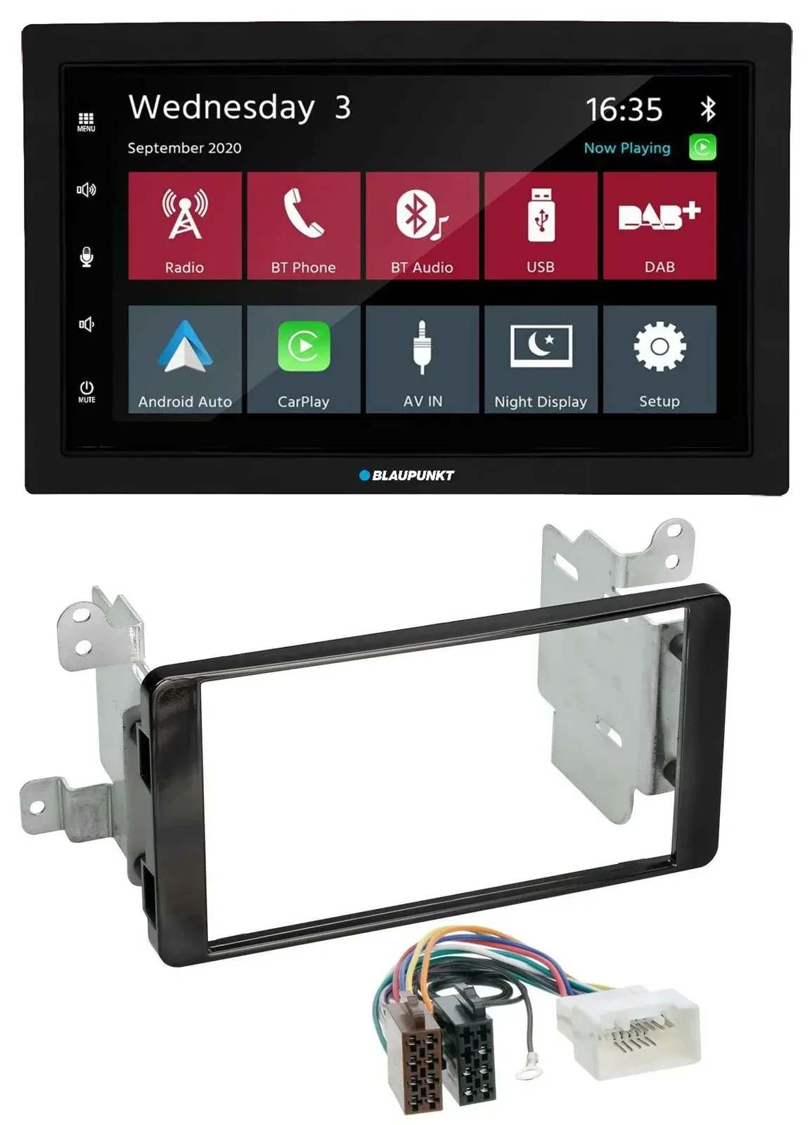 Blaupunkt DAB Bluetooth USB MP3 2DIN Autoradio für Mitsubishi Outlander ab 2012