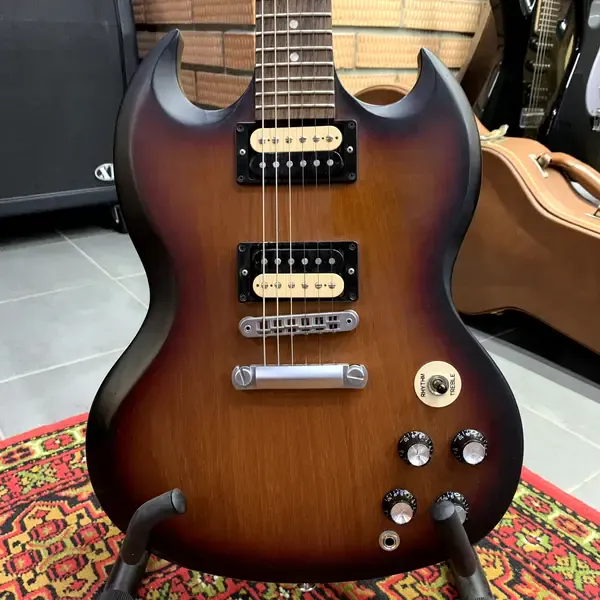 Электрогитара Gibson SG Junior HH Fireburst Satin w/gigbag USA 2014