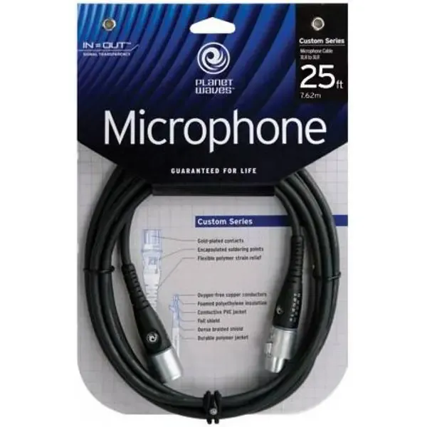 Микрофонный кабель Planet Waves PW-M-25 7.5 метров