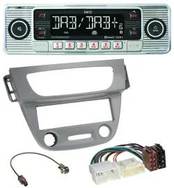 Dietz Bluetooth MP3 DAB USB Autoradio für Renault Megane 3 (12-14) - grau