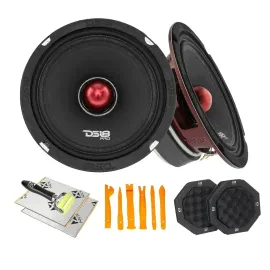 DS18 PRO-X6.4BM | 6.5” Mid-Range Loudspeakers + Accessories
