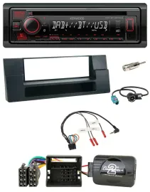 Kenwood Lenkrad CD USB Bluetooth DAB Autoradio für BMW 5er 01-04 E39 Aktivsystem