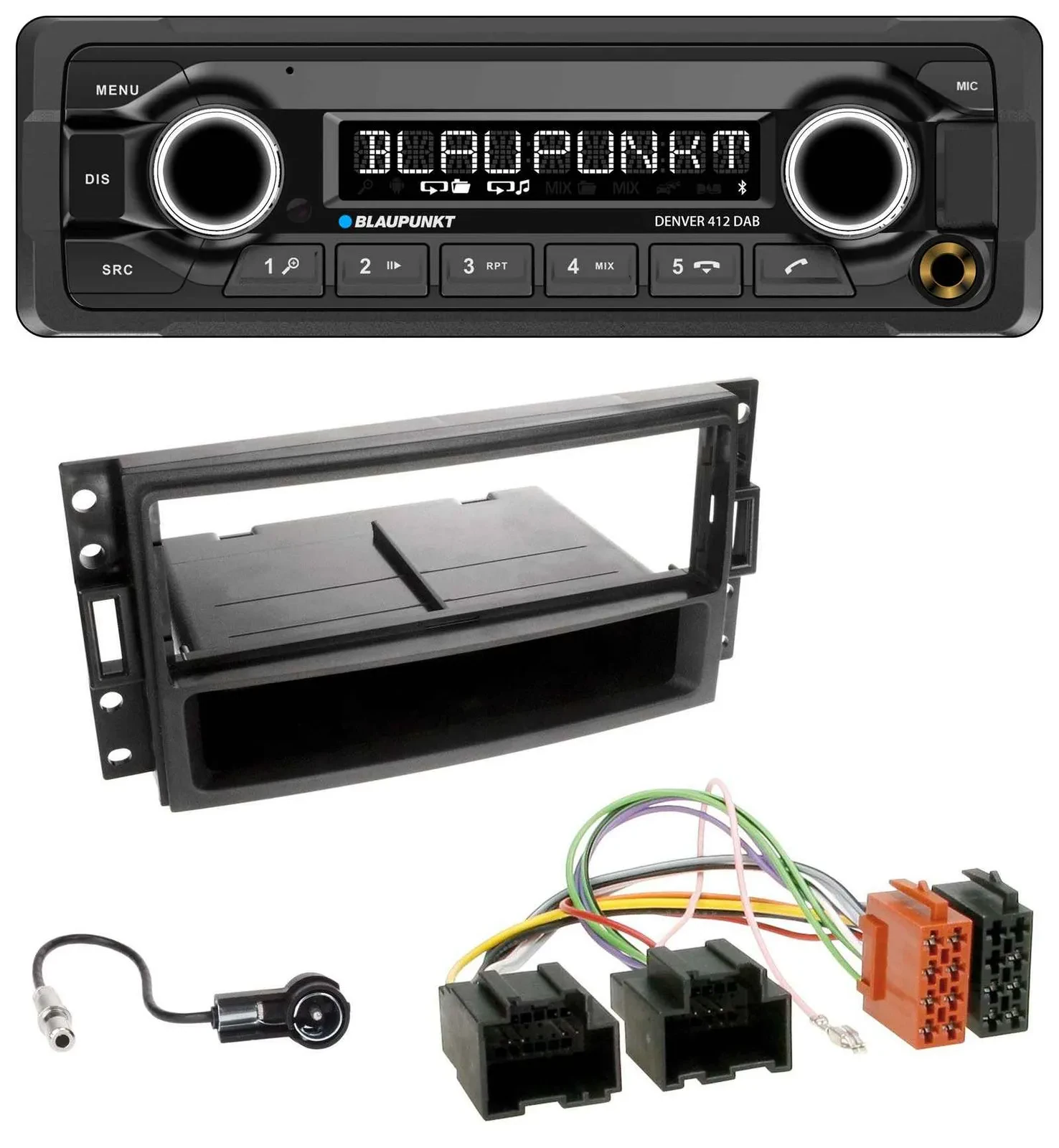 Blaupunkt Bluetooth DAB MP3 USB Autoradio für Chevrolet Corvette Uplander 05-13