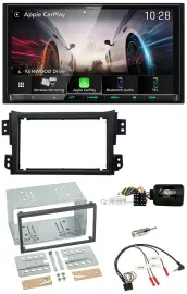 Kenwood Lenkrad 2DIN USB DAB Bluetooth Autoradio für Opel Agila B Suzuki Splash