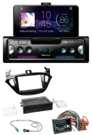 Pioneer USB MP3 Bluetooth DAB Autoradio für Opel Adam ab 13 Corsa E ab 15 Ablage