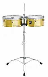 Тимбалес Meinl LC1BRASS Artist Luis Conte 14"+15" латунь