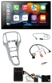 Pioneer DAB Bluetooth 2DIN USB Lenkrad Autoradio für Opel Astra J ab 09 Platinsi