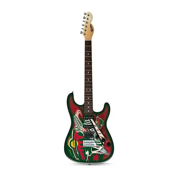 Электрогитара Woodrow Guitars NHL Northender Minnesota Wild