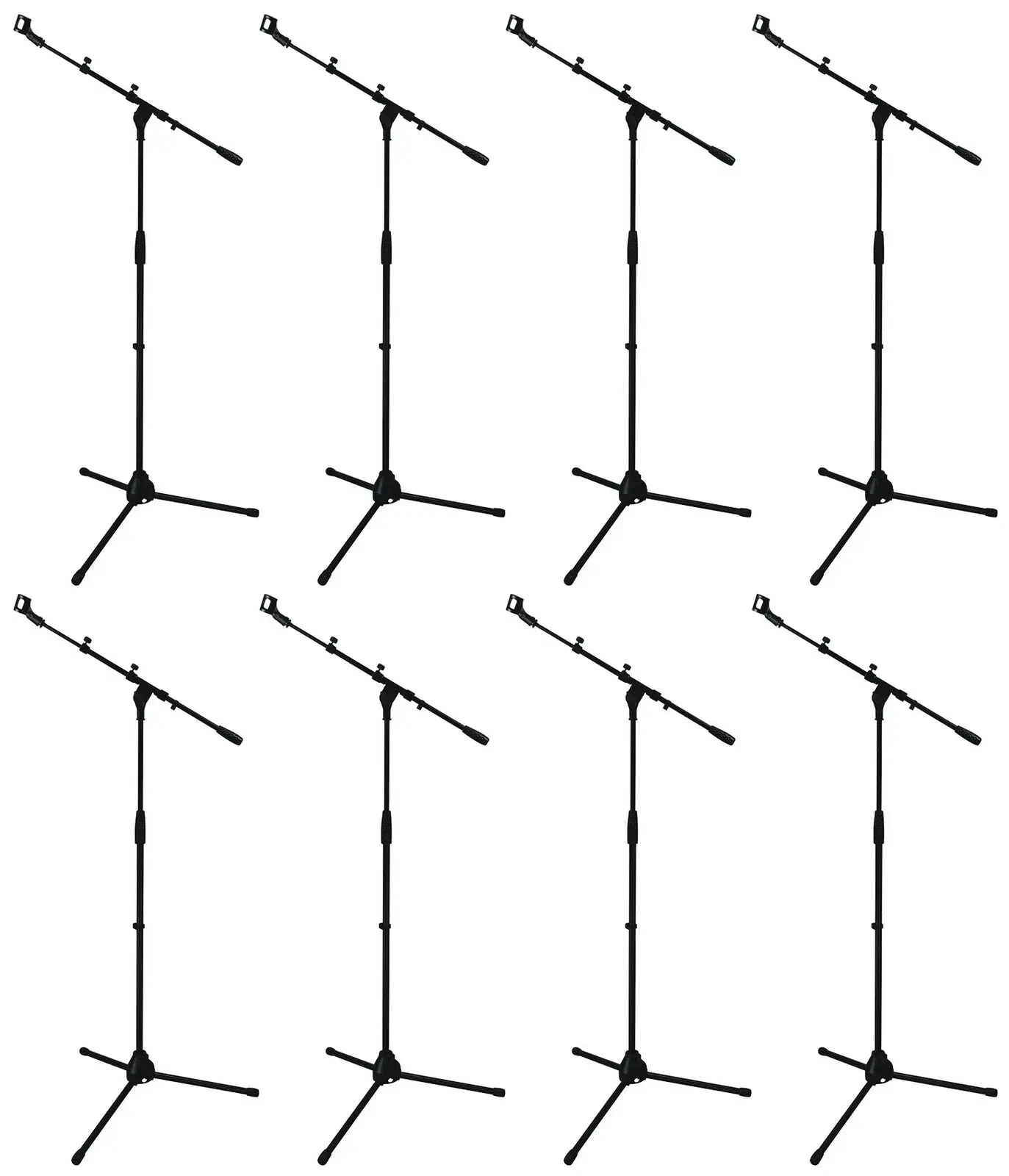 Стойка для микрофона Rockville RVMIC1 Black (8 штук)