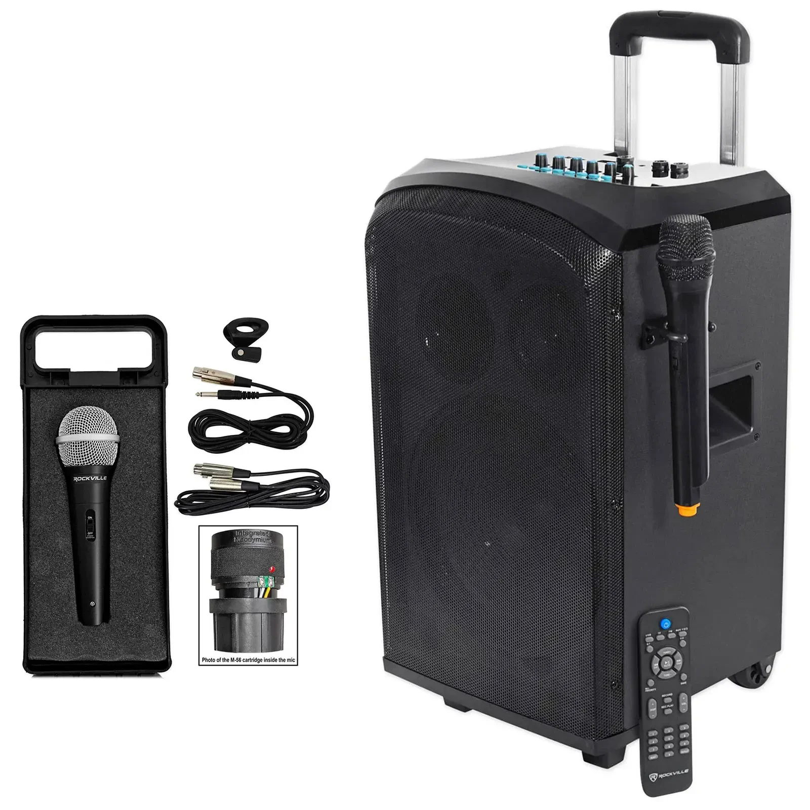 Портативная акустическая система Rockville ROCKnGo 10 с микрофоном