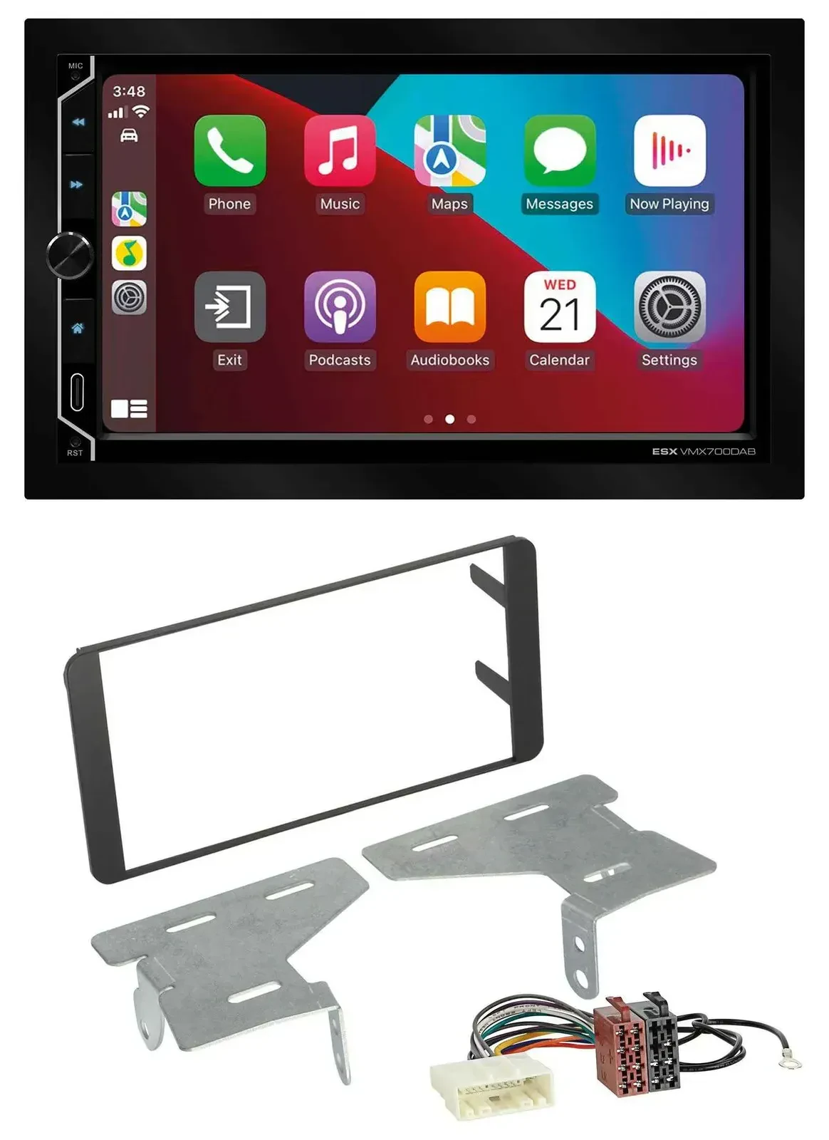 Автомагнитола ESX 2DIN DAB USB MP3 Bluetooth для Subaru BRZ (с 2012)