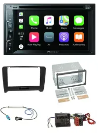 Pioneer MP3 USB DVD Bluetooth DAB 2DIN Autoradio für Audi TT 06-14 Aktivsystem Q