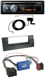 Pioneer Bluetooth DAB MP3 USB CD Autoradio für BMW 5er E39 X5 E53 Aktivsystem Ru