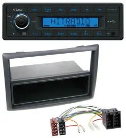 VDO Bluetooth AUX USB MP3 Autoradio für Renault Megane Scenic ab 07 schwarz