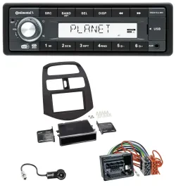 Continental MP3 AUX USB DAB 1DIN Autoradio für Chevrolet Spark (ab 2013)