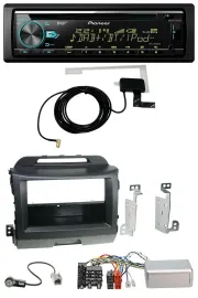 Pioneer MP3 Lenkrad CD USB DAB Autoradio für Kia Sportage 3 10-15 schwarz