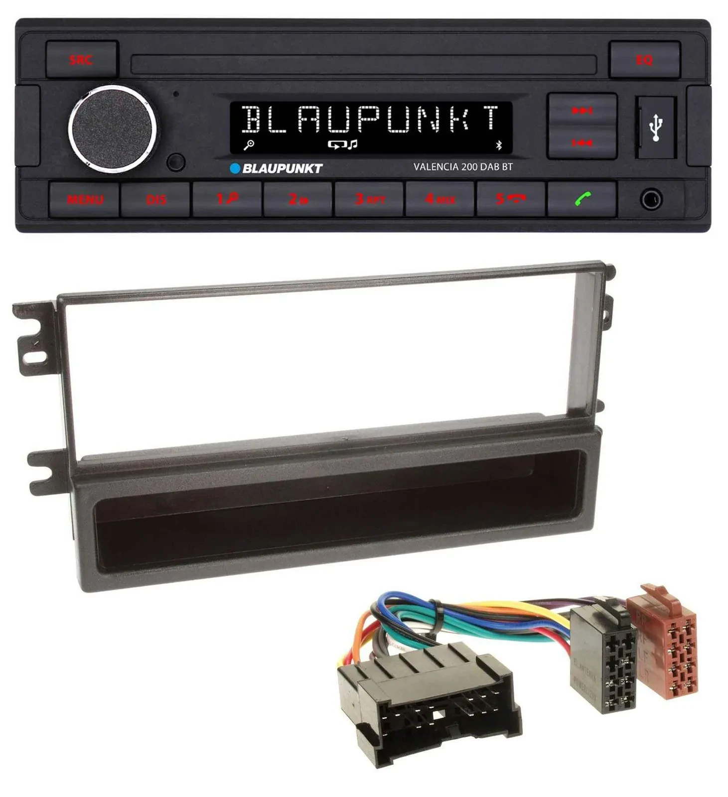 Автомагнитола для Kia Shuma 2/Sephia II/Mentor Blaupunkt DAB, MP3, Bluetooth, USB