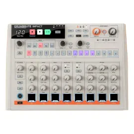 Arturia DrumBrute 1984 White Impact Analog Drum Synthesizer 10 Drum Sounds