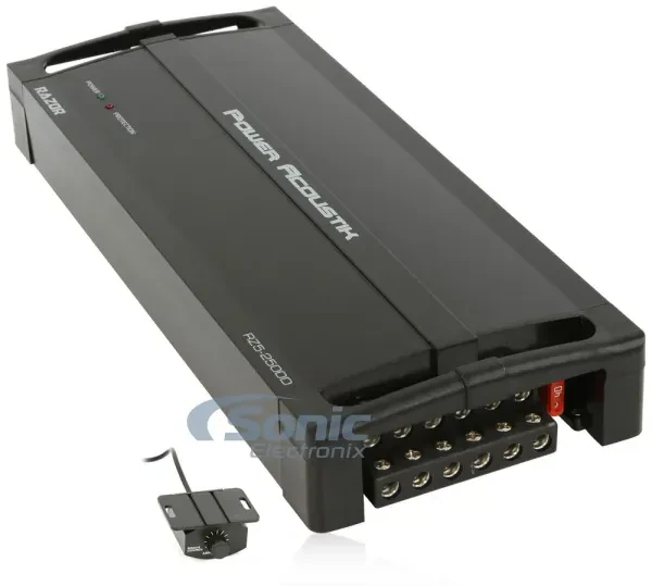 Power Acoustik RZ5-2500D Class D 5-Channel Car Amplifier