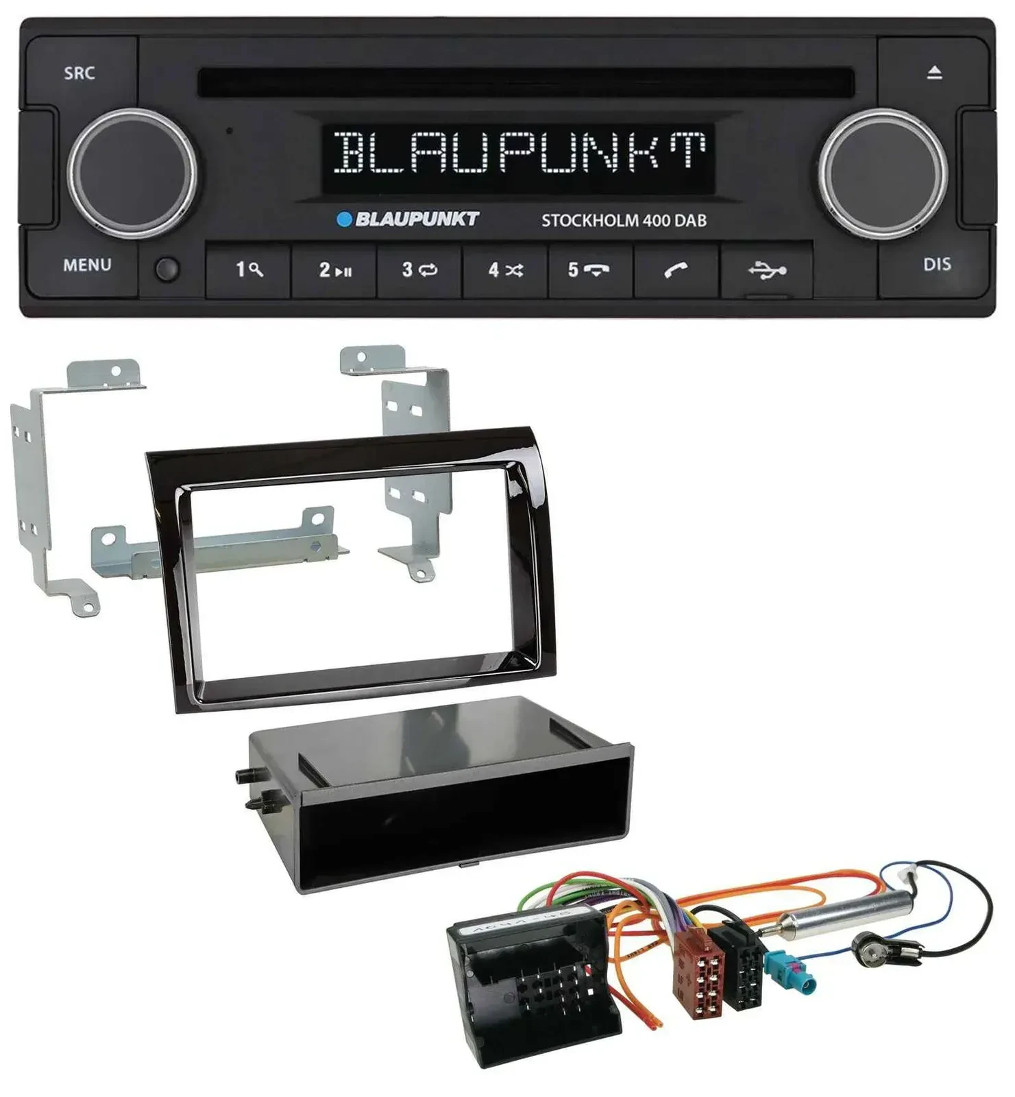 Blaupunkt MP3 Bluetooth DAB CD USB Autoradio für Citroen Jumper 06-11 Quadlock p