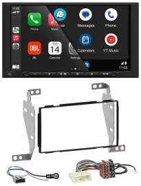 JBL USB 2DIN MP3 Bluetooth AUX Autoradio für Nissan Juke (2010-2014)