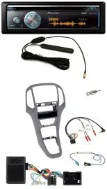 Pioneer CD USB Bluetooth DAB Lenkrad Autoradio für Opel Astra J ab 2009 Titan gr