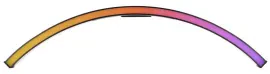 American DJ ADJ Pixie Curve 60 Tri-Color RGB 90° Curved LED Light Strip